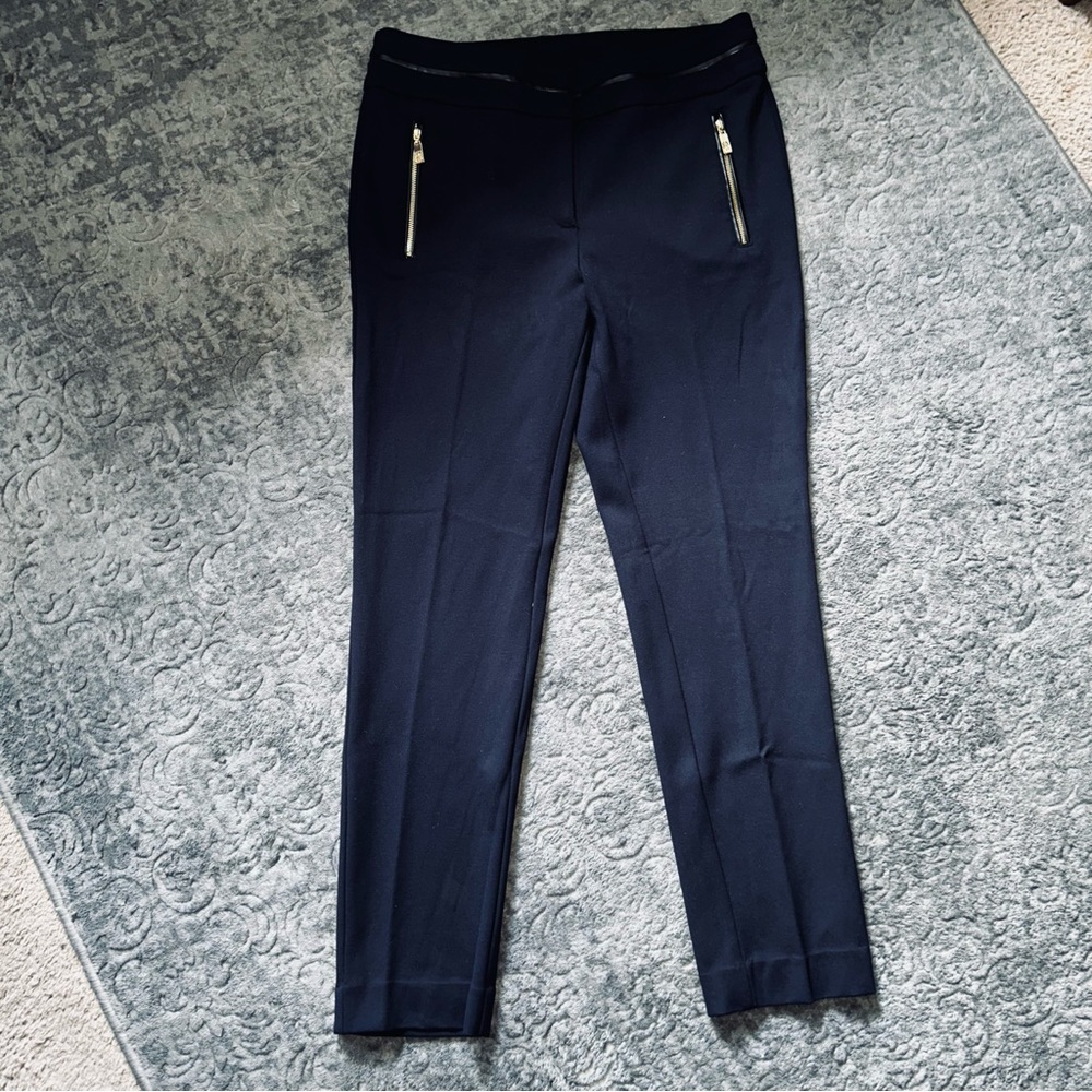 Ann Klein Zipper Accent Pants